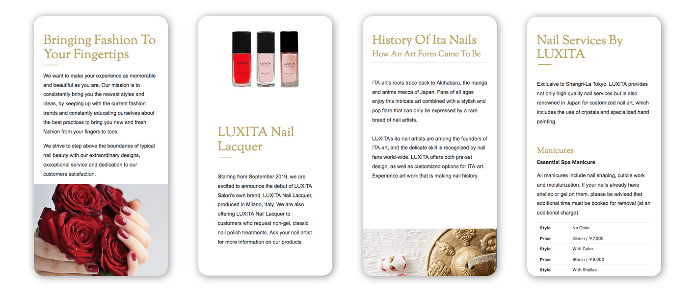 Mobile version design by Katherine Delorme.