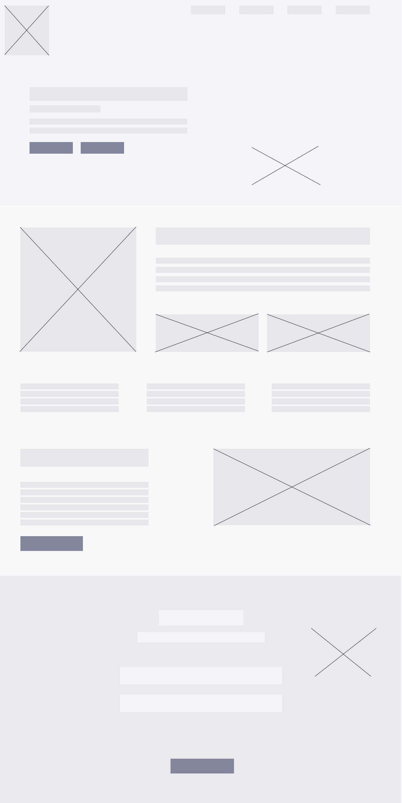mockup/wireframe. UI & UX design by Katherine Delorme.